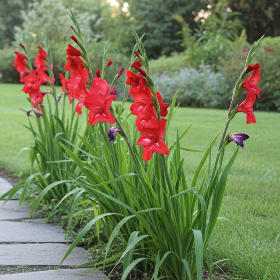 Pachet 10 Bulbi Gladiola Robinetta Nanus – Roșu Pachet 10 Bulbi Gladiola Robinetta Nanus – Roșu