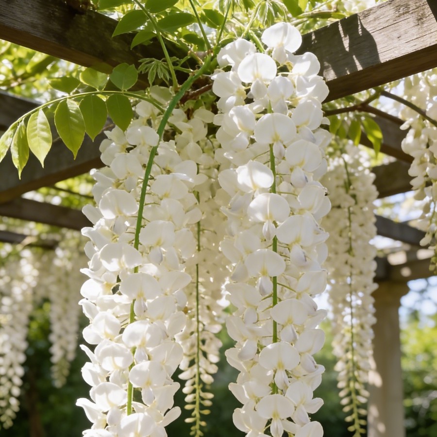 Glicină Albă (Wisteria brachybotrys) Glicină Albă (Wisteria brachybotrys)
